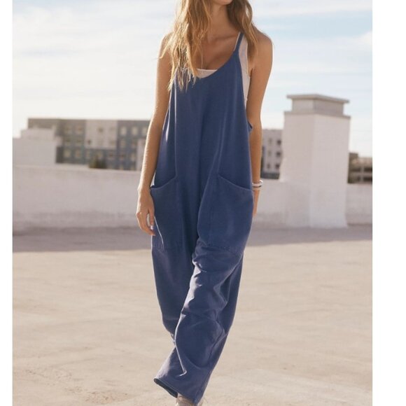 Free People Movement Hot Shot Onesie Jumpsuit Supernova Purple L - Picture 1 of 14